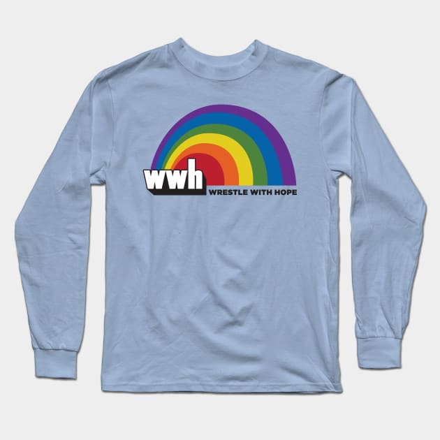 WWH Action Figure Logo Long Sleeve T-Shirt by WrestleWithHope